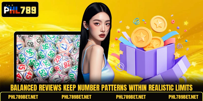 Balanced reviews keep number patterns within realistic limits