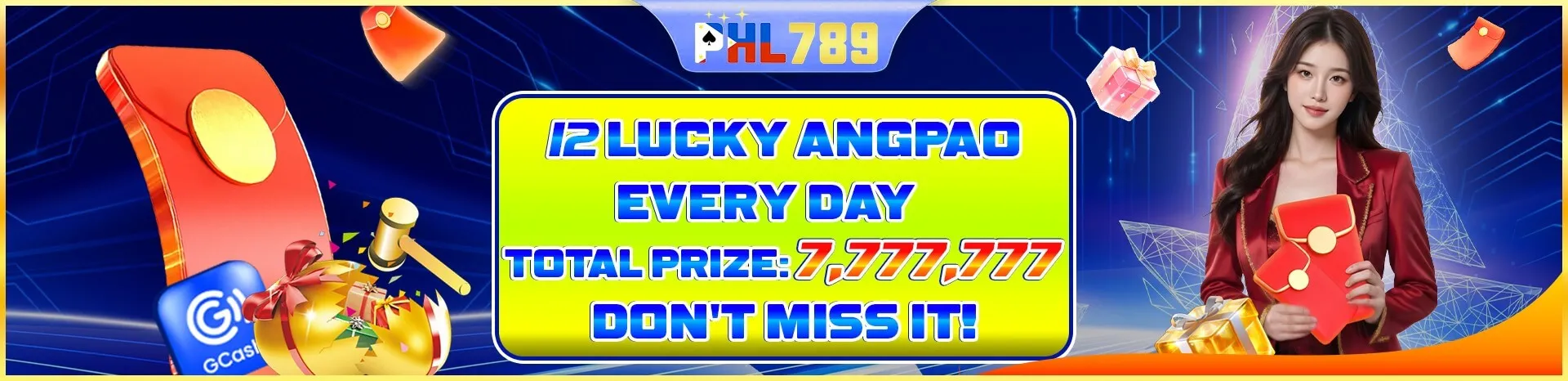 12 lucky angpao every day