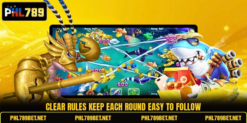 Clear rules keep each round easy to follow