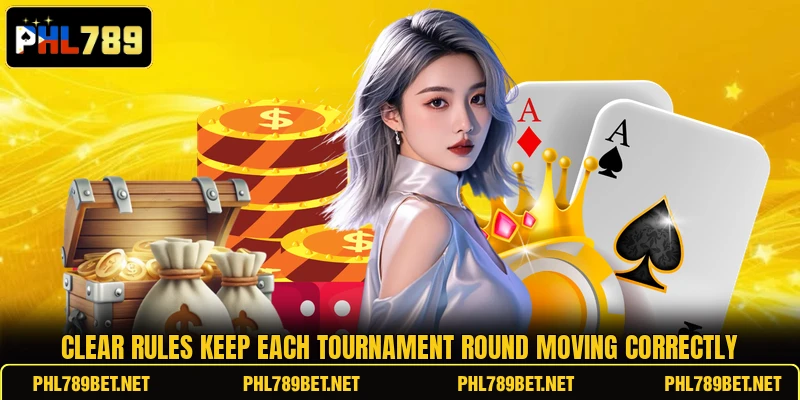 Clear rules keep each tournament round moving correctly