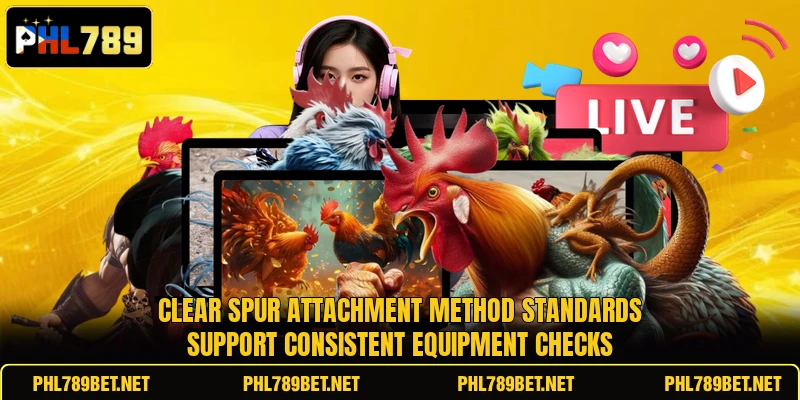 Clear spur attachment method standards support consistent equipment checks