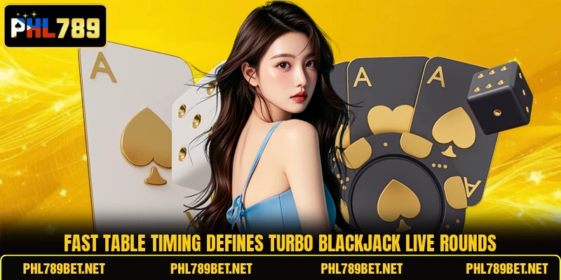 Fast table timing defines Turbo Blackjack Live rounds