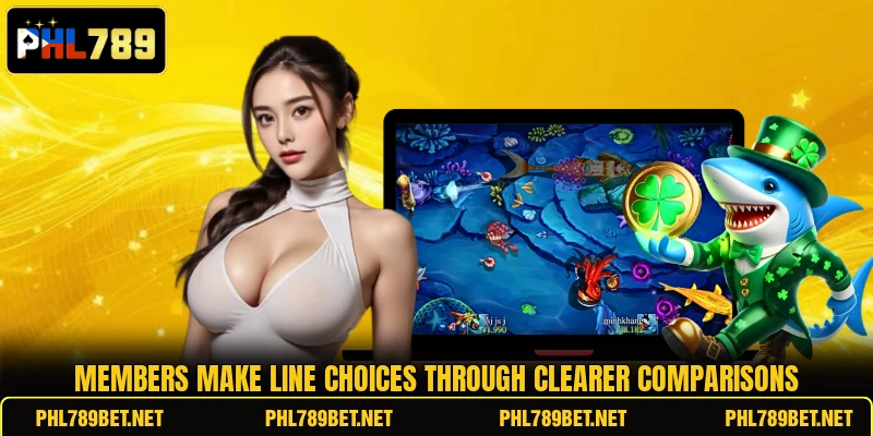 Members make line choices through clearer comparisons