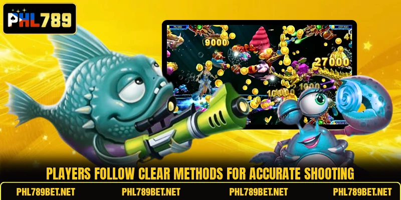 Players follow clear methods for accurate shooting