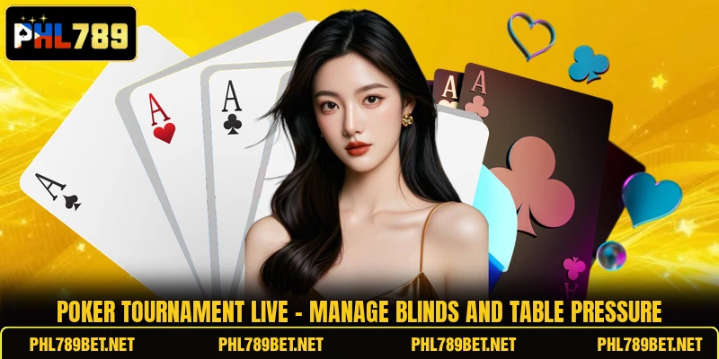 Poker Tournament Live - Manage Blinds And Table Pressure