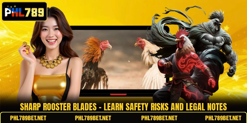 Sharp Rooster Blades - Learn Safety Risks And Legal Notes