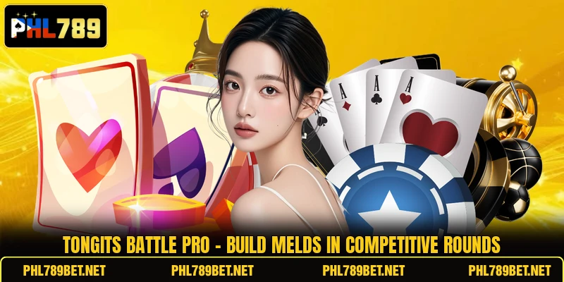 Tongits Battle Pro - Build Melds In Competitive Rounds